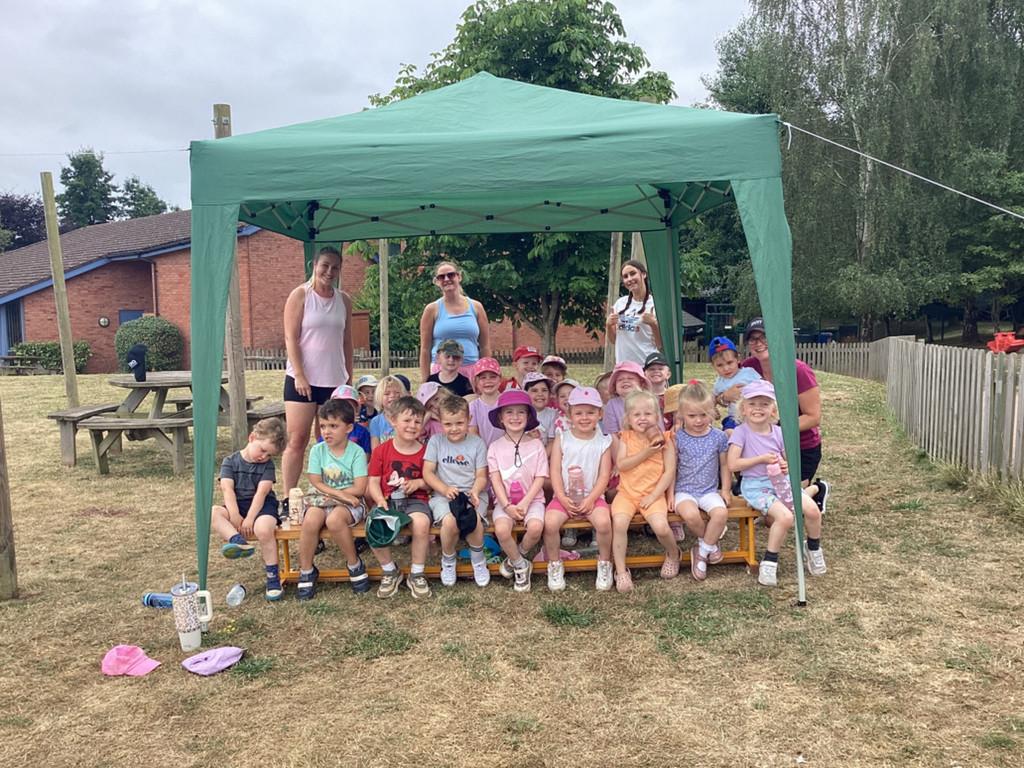 All the children tried their best & enjoyed the events of the day, including a relay race!